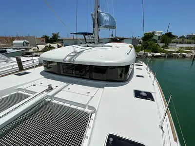 Miss Divine, a Lagoon 40 catamaran at Road Town, British Virgin Islands