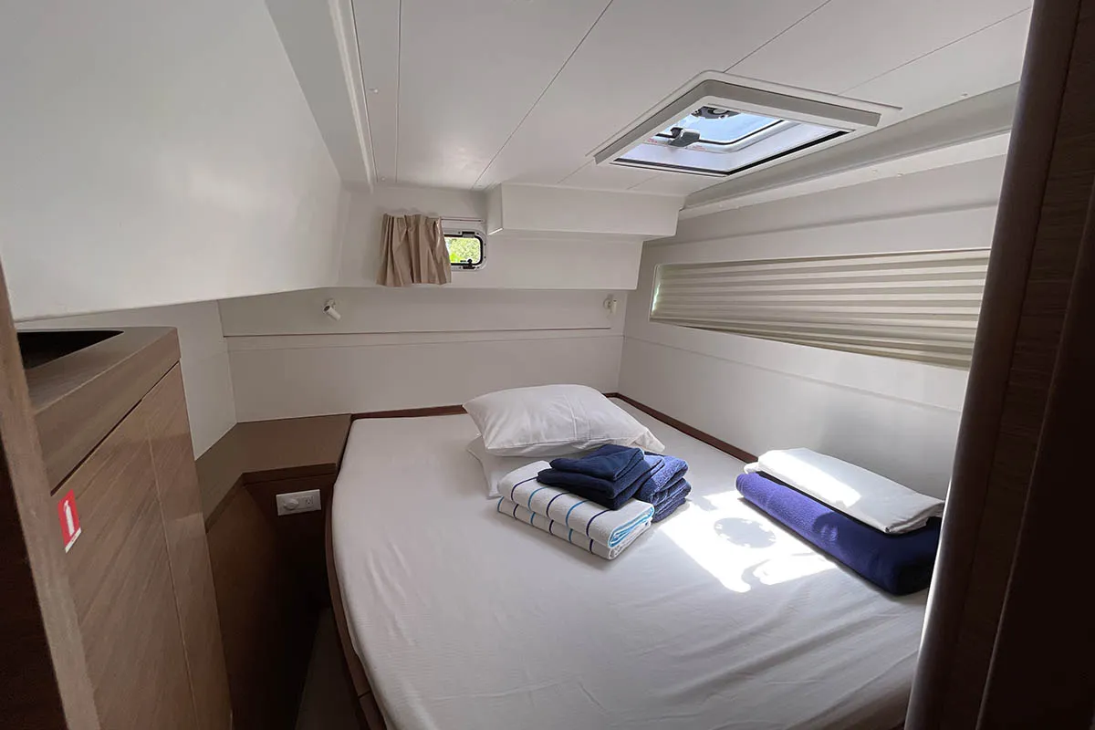 Miss Divine, a Lagoon 40 catamaran at Road Town, British Virgin Islands