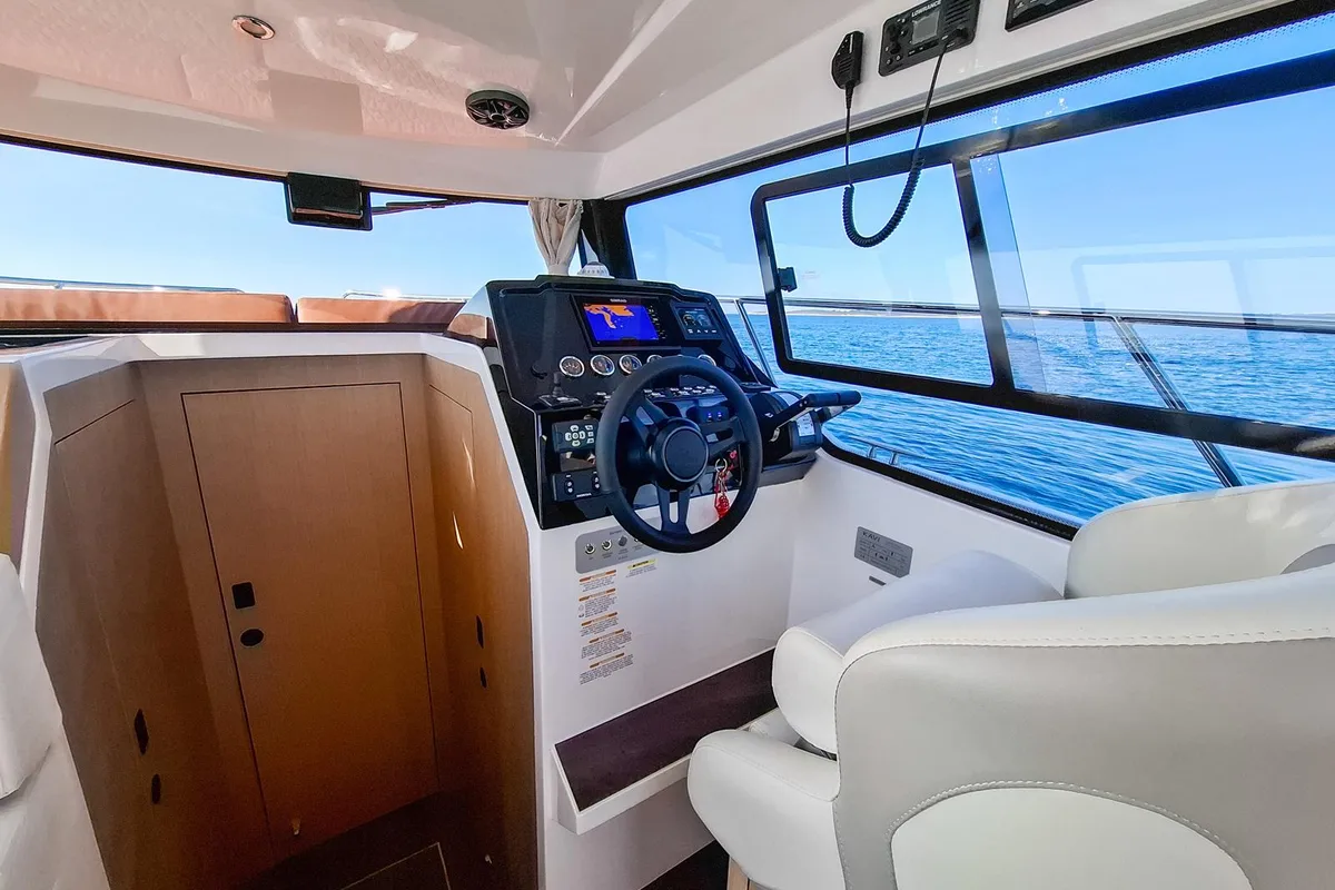 Galley of Kavi, a Kavi 9 motorboat at Grad Pula, Croatia