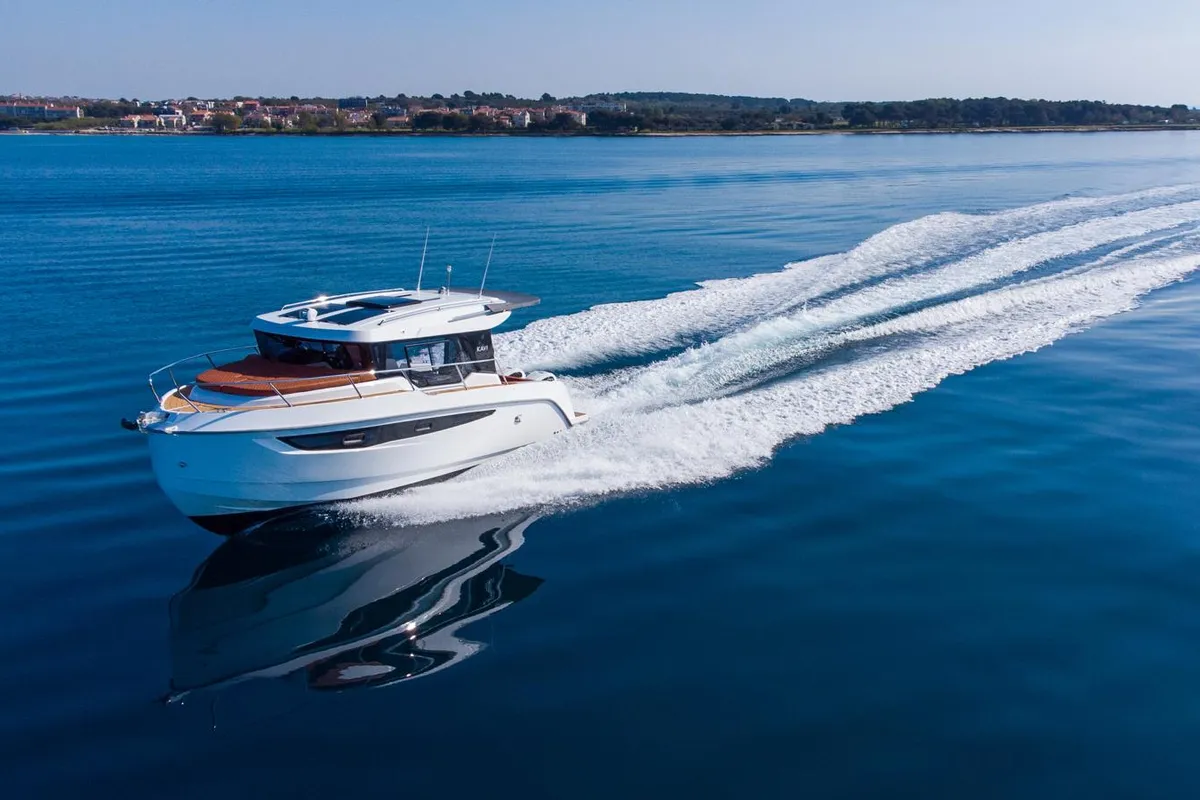 Exterior view of Kavi, a Kavi 9 motorboat at Grad Pula, Croatia