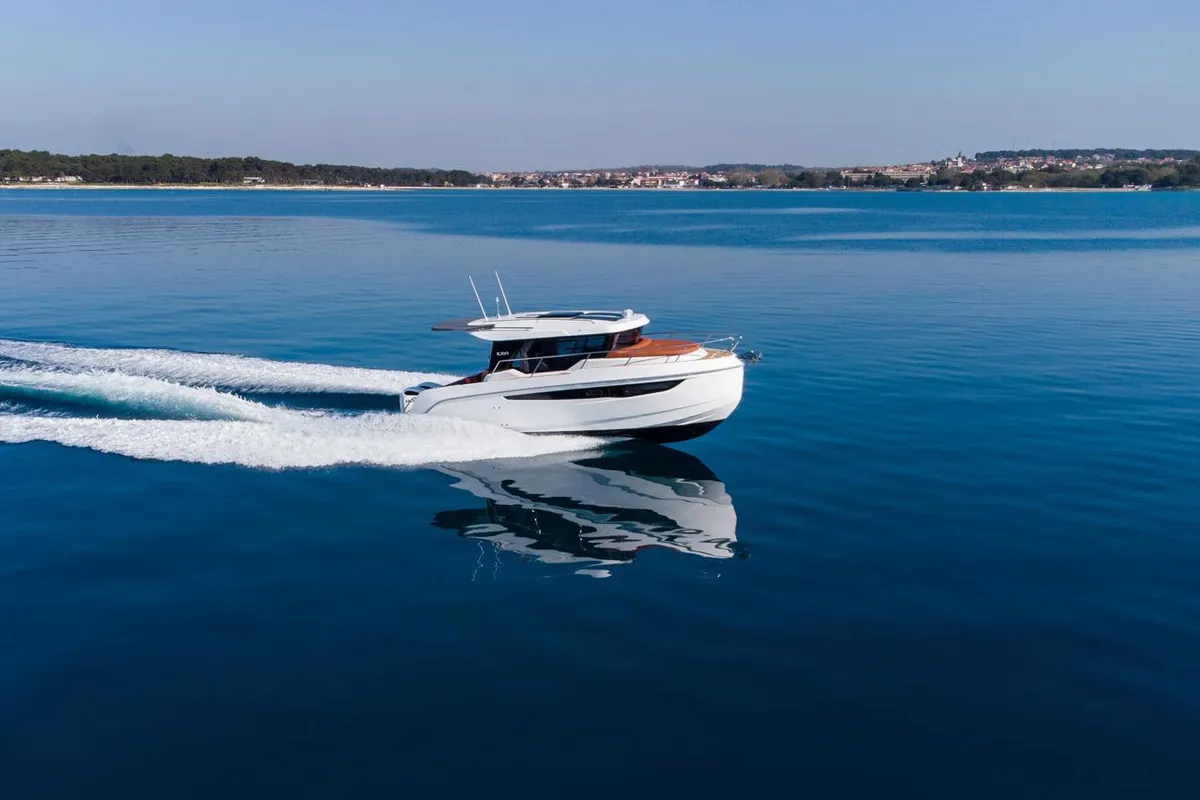 Exterior view of Kavi, a Kavi 9 motorboat at Grad Pula, Croatia
