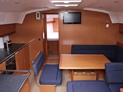 Salon of Sophia, a Bavaria Cruiser 45 sailboat at Sukošan, Croatia