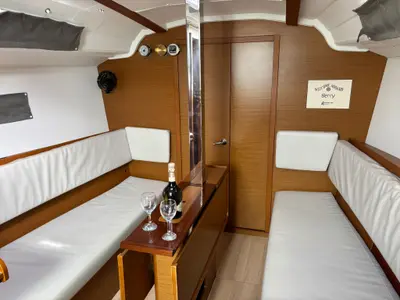 Salon of Berry, a Jeanneau Sun Odyssey 349 sailboat at Općina Pakoštane, Croatia