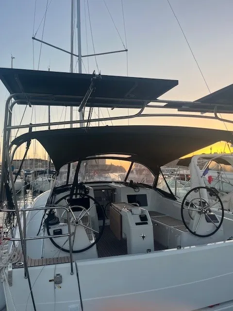 Kairos, a Jeanneau Sun Odyssey 410 sailboat at Marseille, France