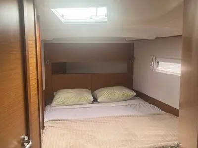 Kairos, a Jeanneau Sun Odyssey 410 sailboat at Marseille, France