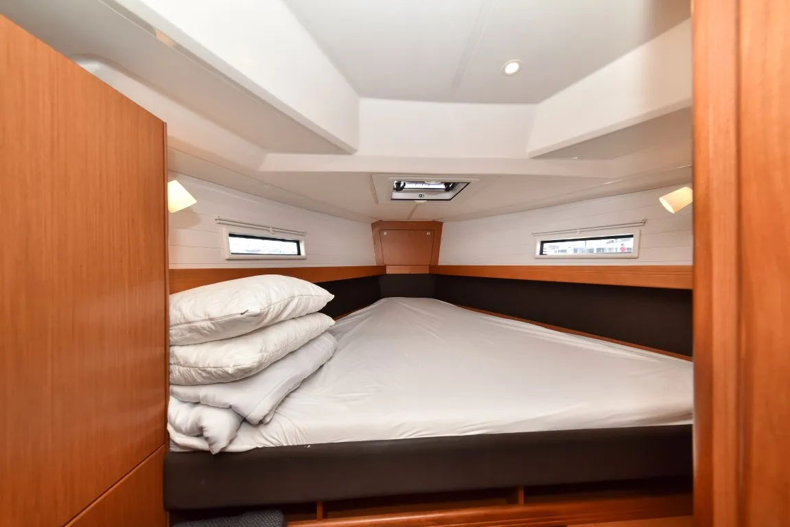 Cabin on Chill Bill, a Bavaria Cruiser 41 sailboat at Zadar, Croatia
