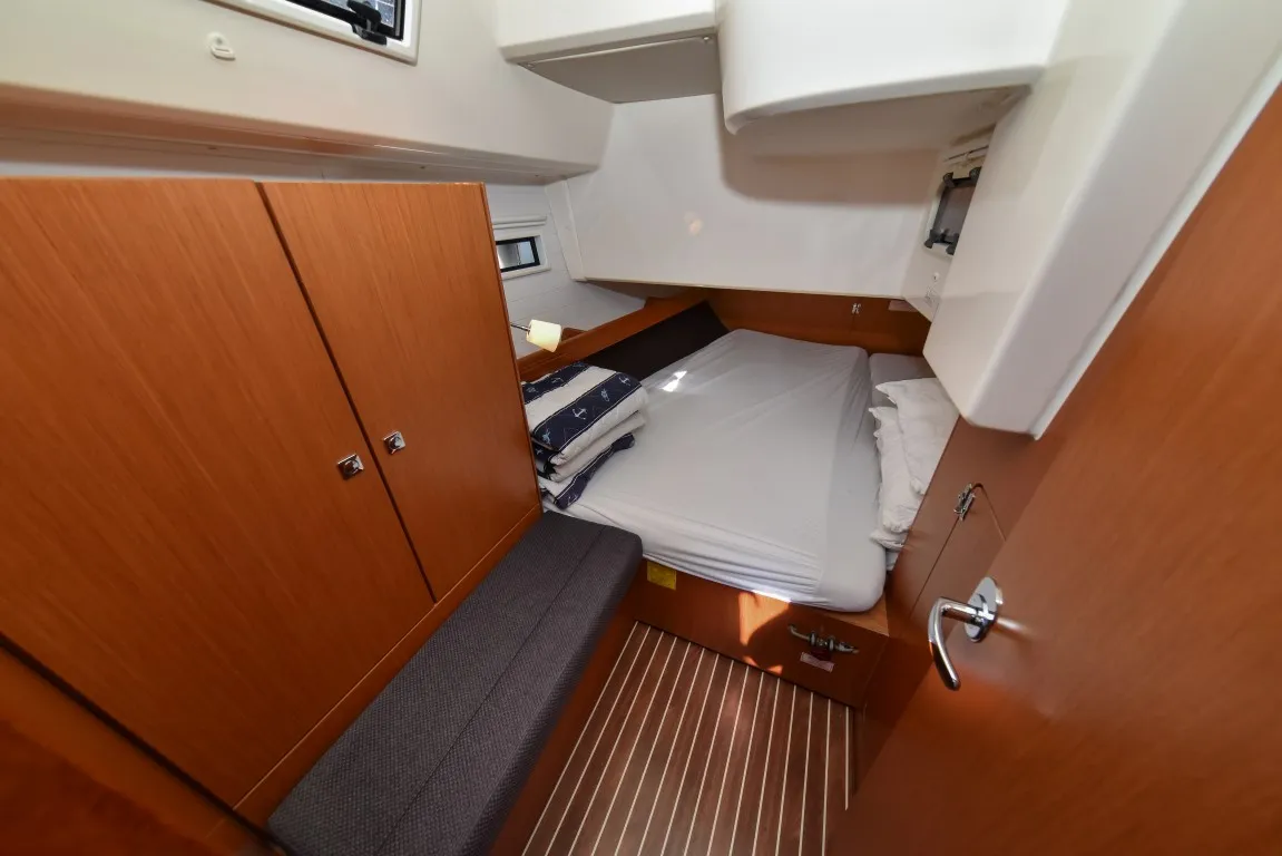 Cabin on Chill Bill, a Bavaria Cruiser 41 sailboat at Zadar, Croatia