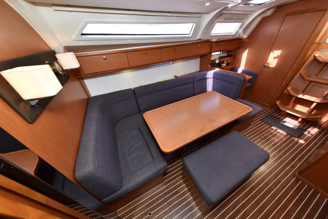 Salon of Chill Bill, a Bavaria Cruiser 41 sailboat at Zadar, Croatia