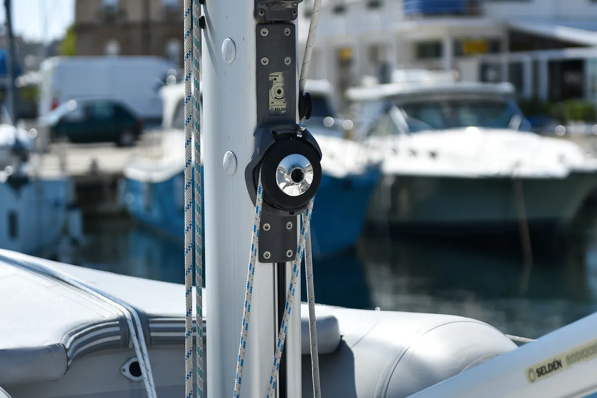 Chill Bill, a Bavaria Cruiser 41 sailboat at Zadar, Croatia