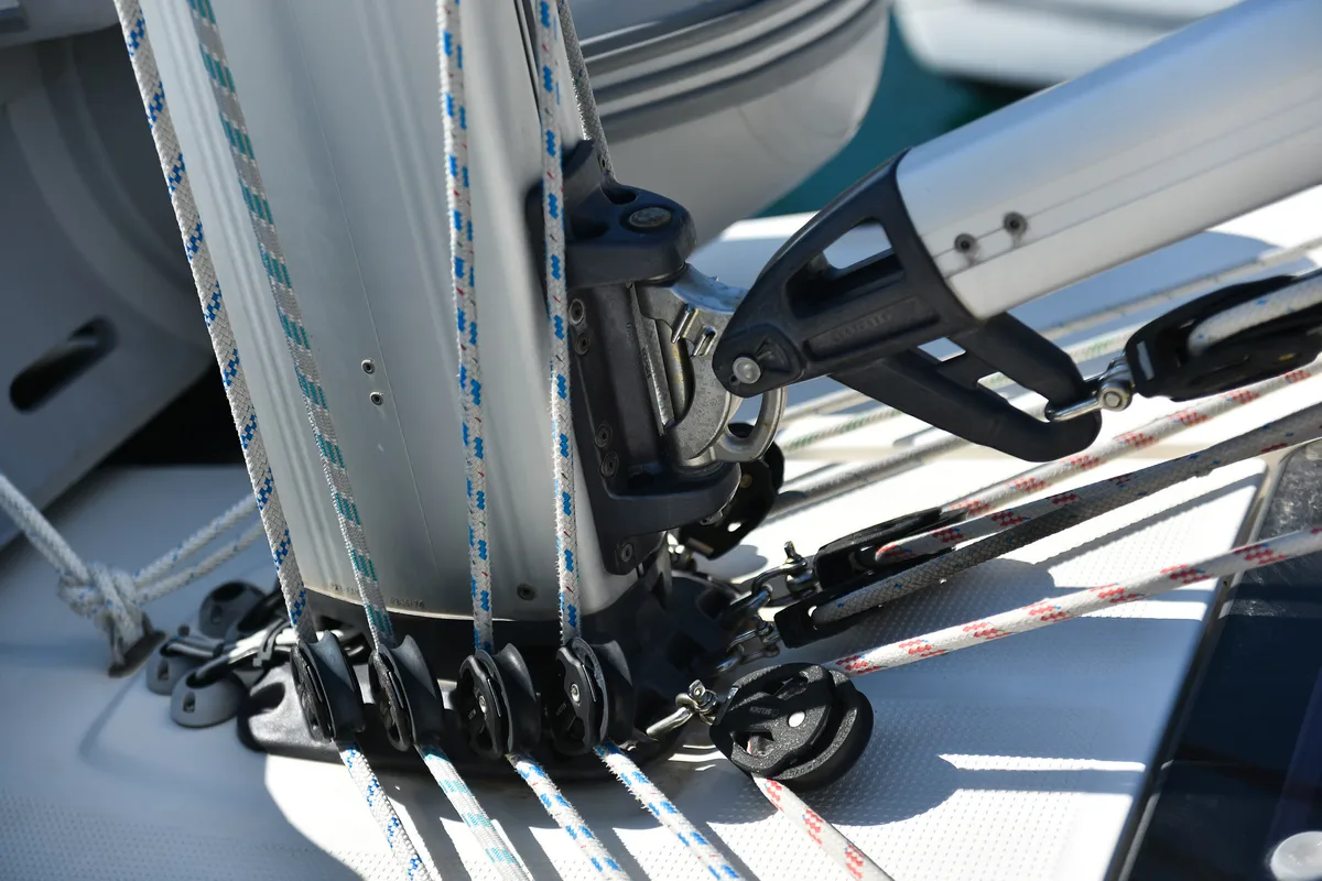 Chill Bill, a Bavaria Cruiser 41 sailboat at Zadar, Croatia