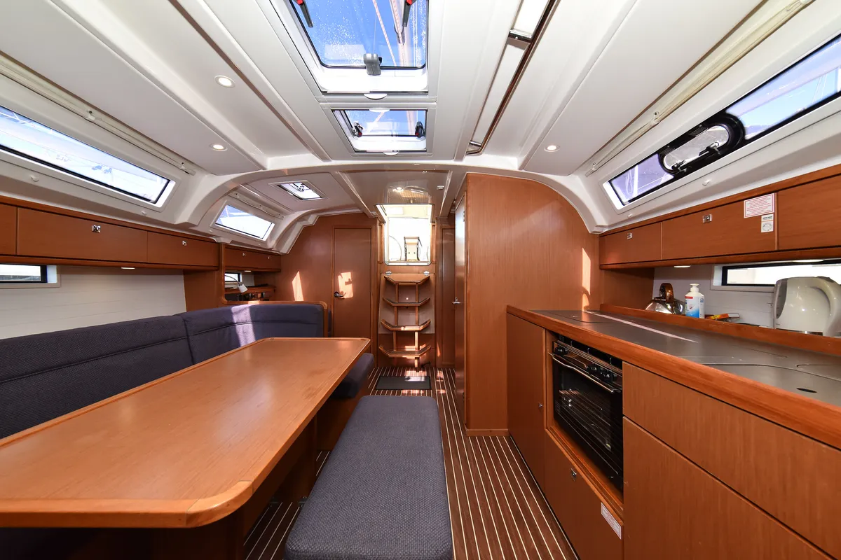 Galley of Chill Bill, a Bavaria Cruiser 41 sailboat at Zadar, Croatia