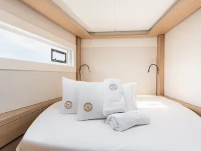 Cabin on Poseidon, a Lagoon 46 catamaran at Šibenik, Croatia