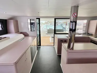 Galley of Mojito, a Dufour 48 Catamaran catamaran at Pirovac, Croatia