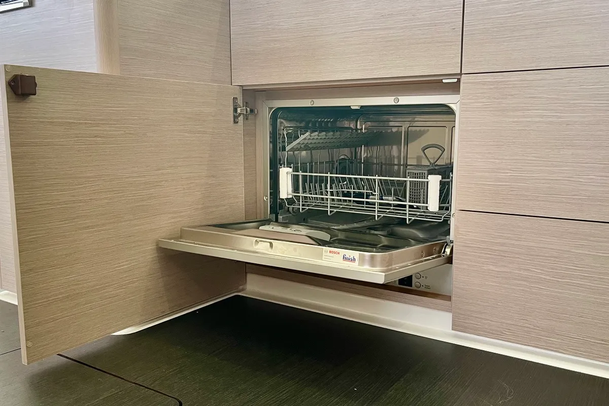 Galley of Mojito, a Dufour 48 Catamaran catamaran at Pirovac, Croatia
