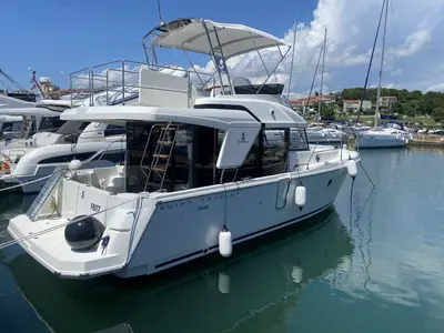 Fritz, a Beneteau Swift Trawler 35 motorboat at Grad Pula, Croatia