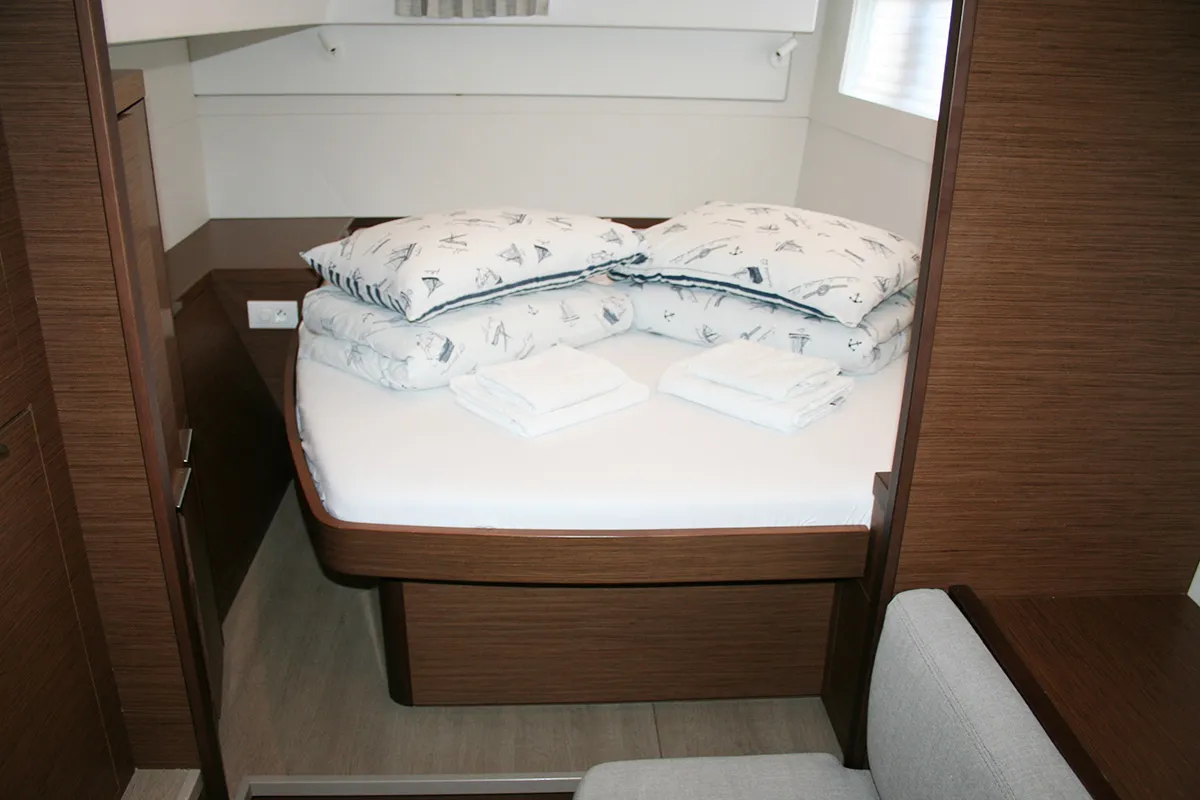 Cabin on The Dove , a Lagoon 40 catamaran at Dubrovnik, Croatia