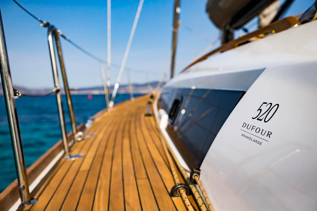 Notus, a Dufour 520 GL sailboat at Primošten, Croatia