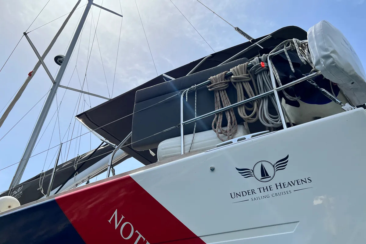 Notus, a Dufour 520 GL sailboat at Primošten, Croatia