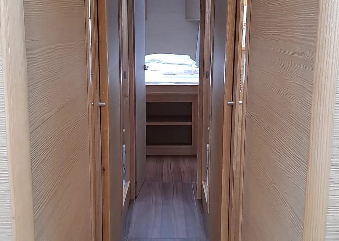 Cabin on EL PATRON, a D&D Kufner 54 sailboat at Grad Trogir, Croatia