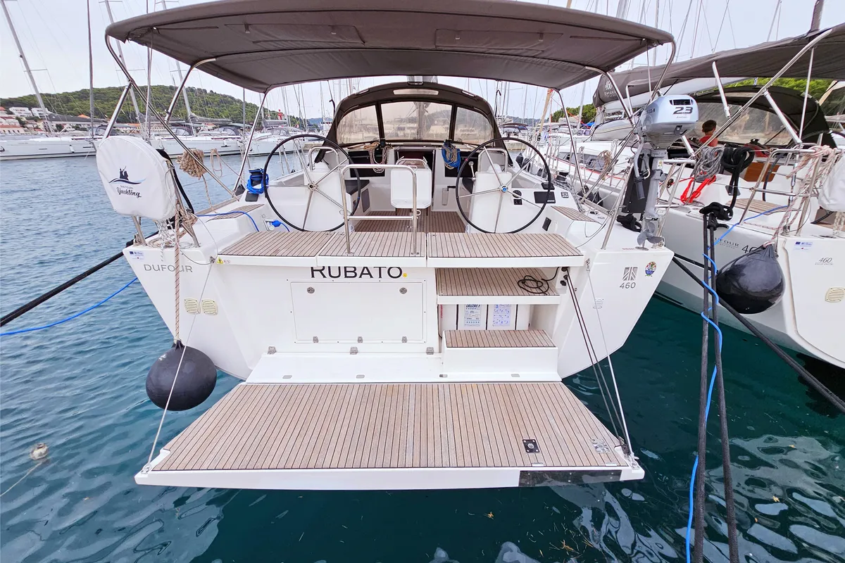 Rubato, a Dufour 460 GL sailboat at Kaštela, Croatia