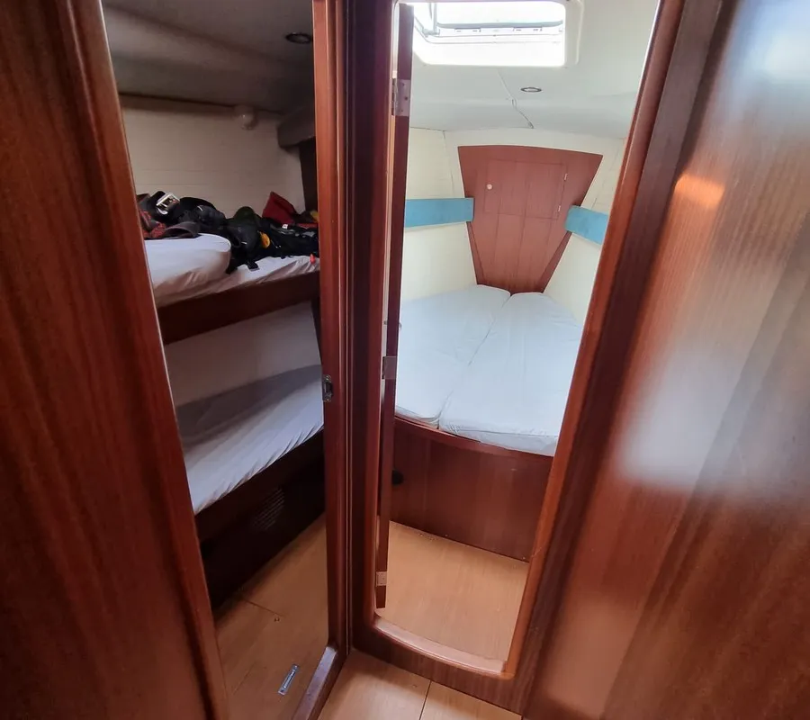 Cabin on Madera, a Delphia 40.3 sailboat at Gdańsk, Poland