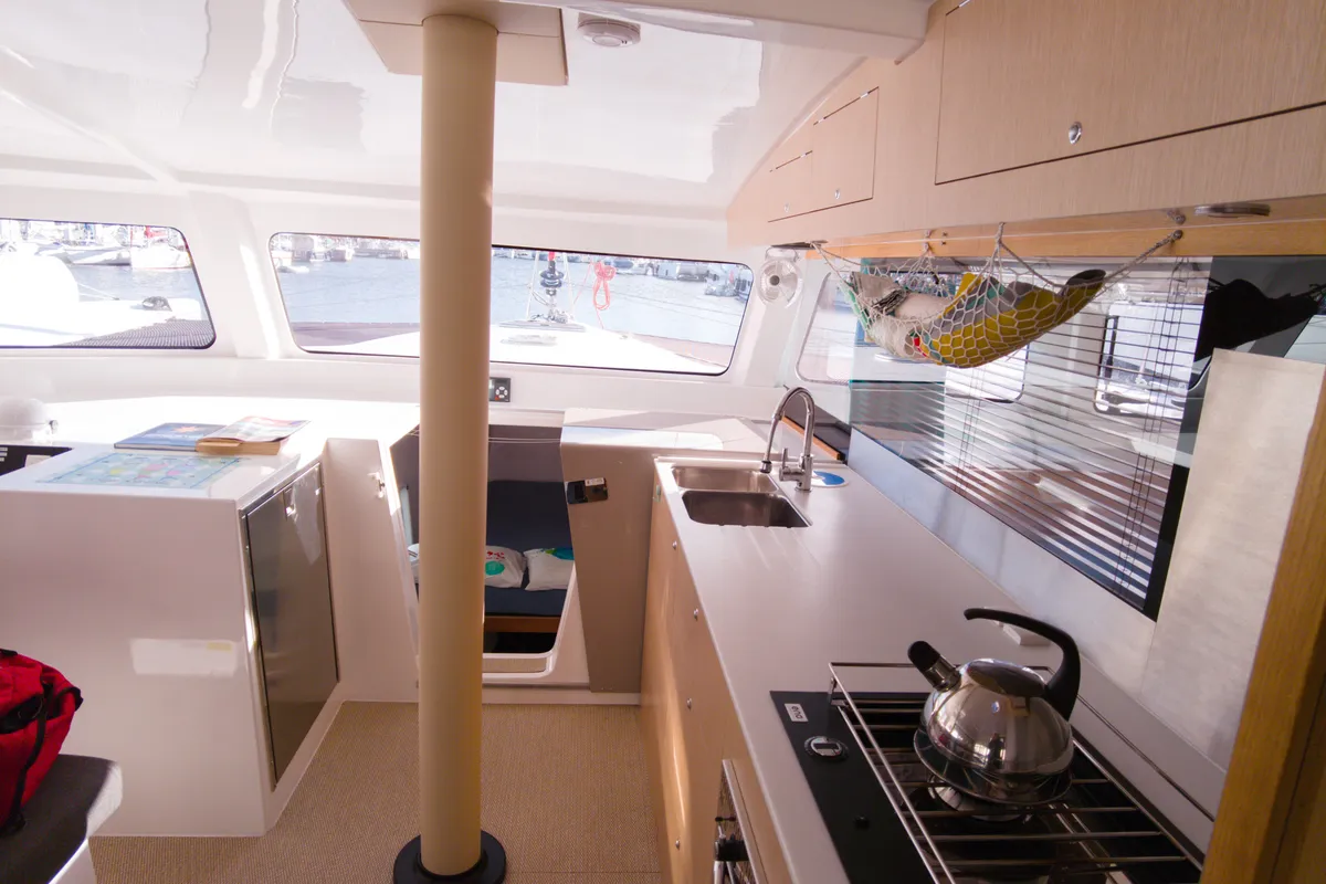Naboo, a NEEL 43 sailboat at Hyères, France