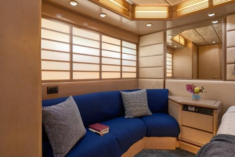 Cabin on Marshall, a Posillipo Technema 82 motor yacht at Split, Croatia