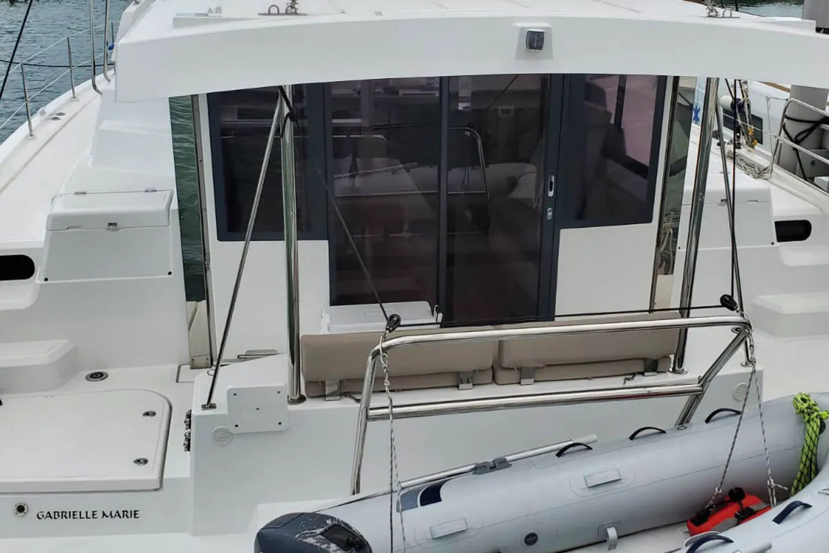 Gabrielle Marie, a Bali Catspace OW catamaran at Central Abaco, Bahamas