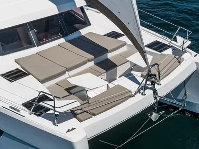 Gabrielle Marie, a Bali Catspace OW catamaran at Central Abaco, Bahamas
