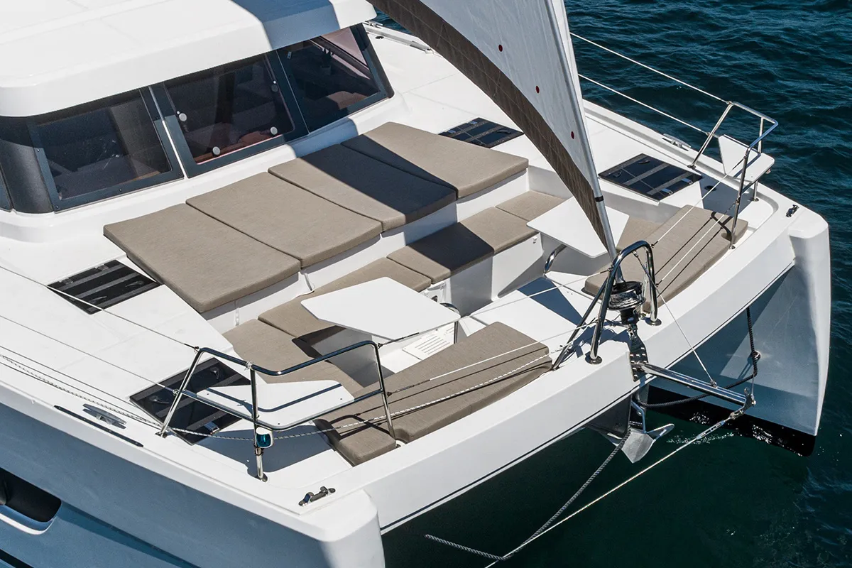Gabrielle Marie, a Bali Catspace OW catamaran at Central Abaco, Bahamas