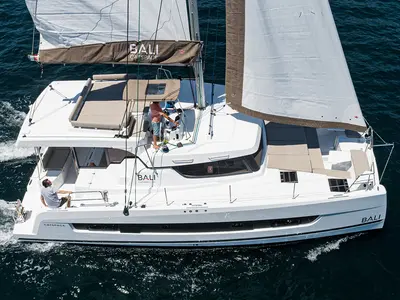 Gabrielle Marie, a Bali Catspace OW catamaran at Central Abaco, Bahamas