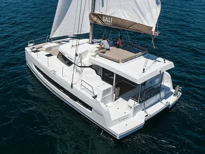 Gabrielle Marie, a Bali Catspace OW catamaran at Central Abaco, Bahamas