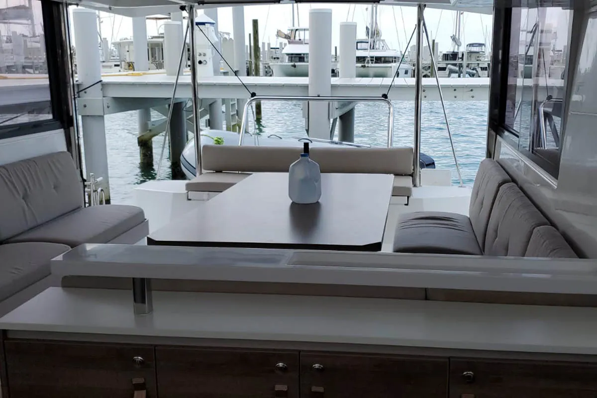 Gabrielle Marie, a Bali Catspace OW catamaran at Central Abaco, Bahamas