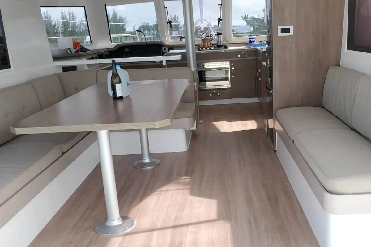 Gabrielle Marie, a Bali Catspace OW catamaran at Central Abaco, Bahamas