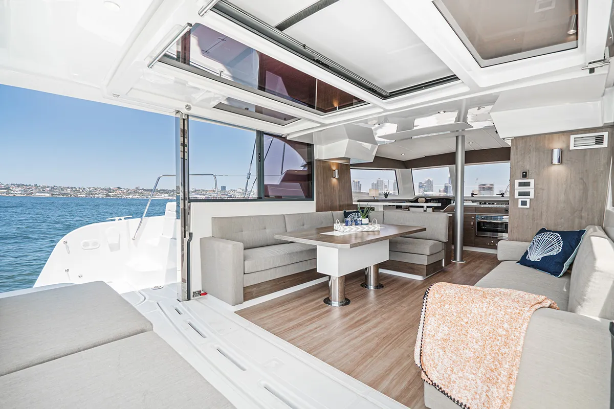 Gabrielle Marie, a Bali Catspace OW catamaran at Central Abaco, Bahamas
