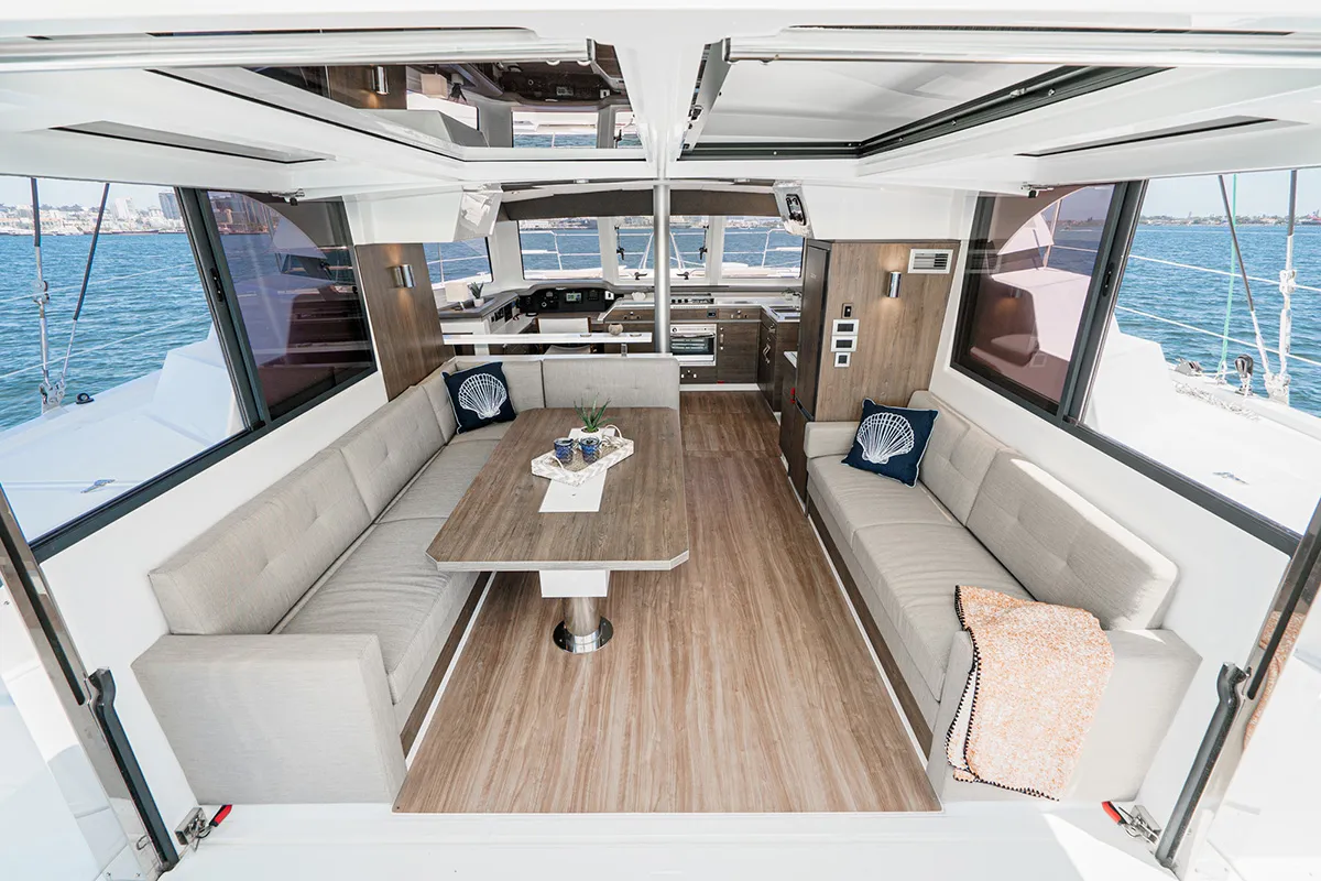 Gabrielle Marie, a Bali Catspace OW catamaran at Central Abaco, Bahamas
