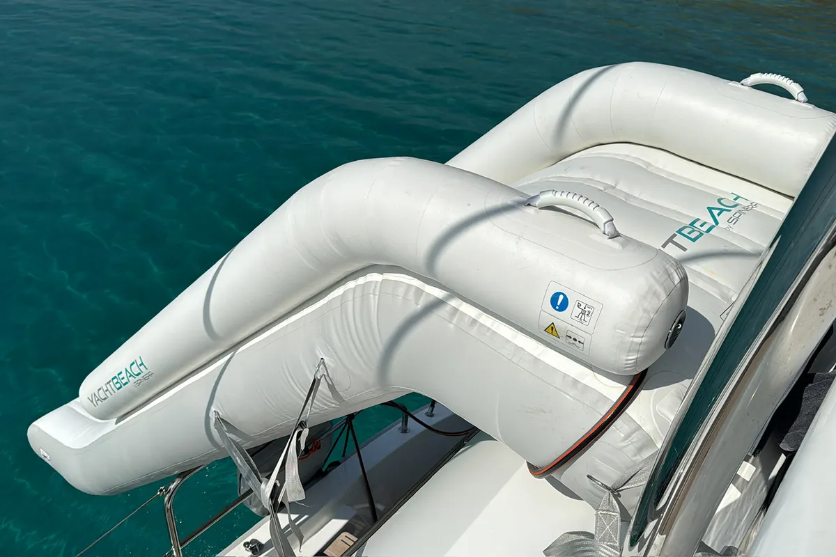 Tri-Wing, a Lagoon 55 catamaran at Grad Kaštela, Croatia