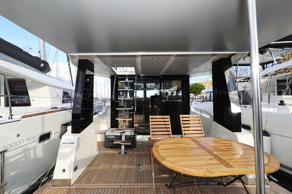 Fortuna, a Cobra Yachts Seamaster 45 motor yacht at Grad Trogir, Croatia