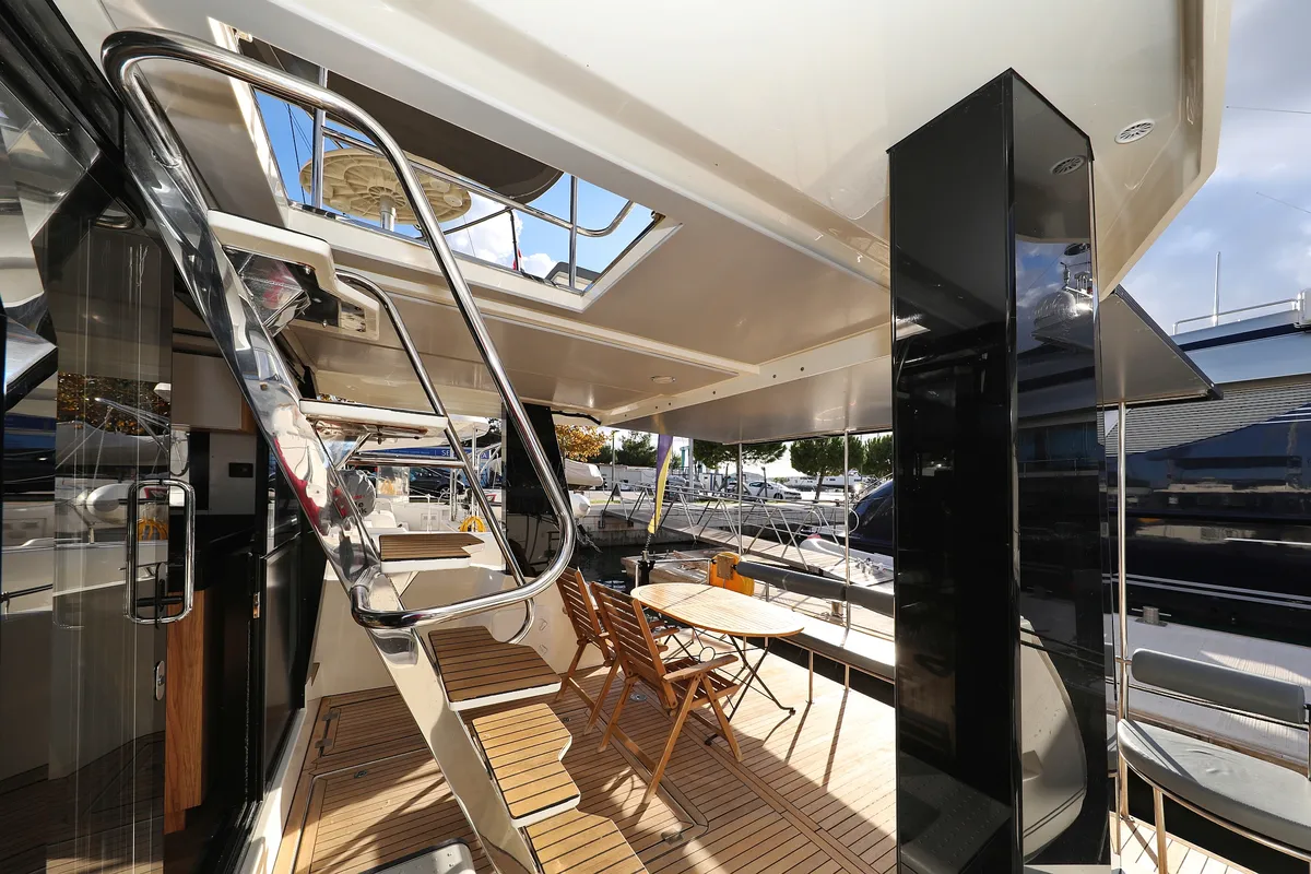 Fortuna, a Cobra Yachts Seamaster 45 motor yacht at Grad Trogir, Croatia