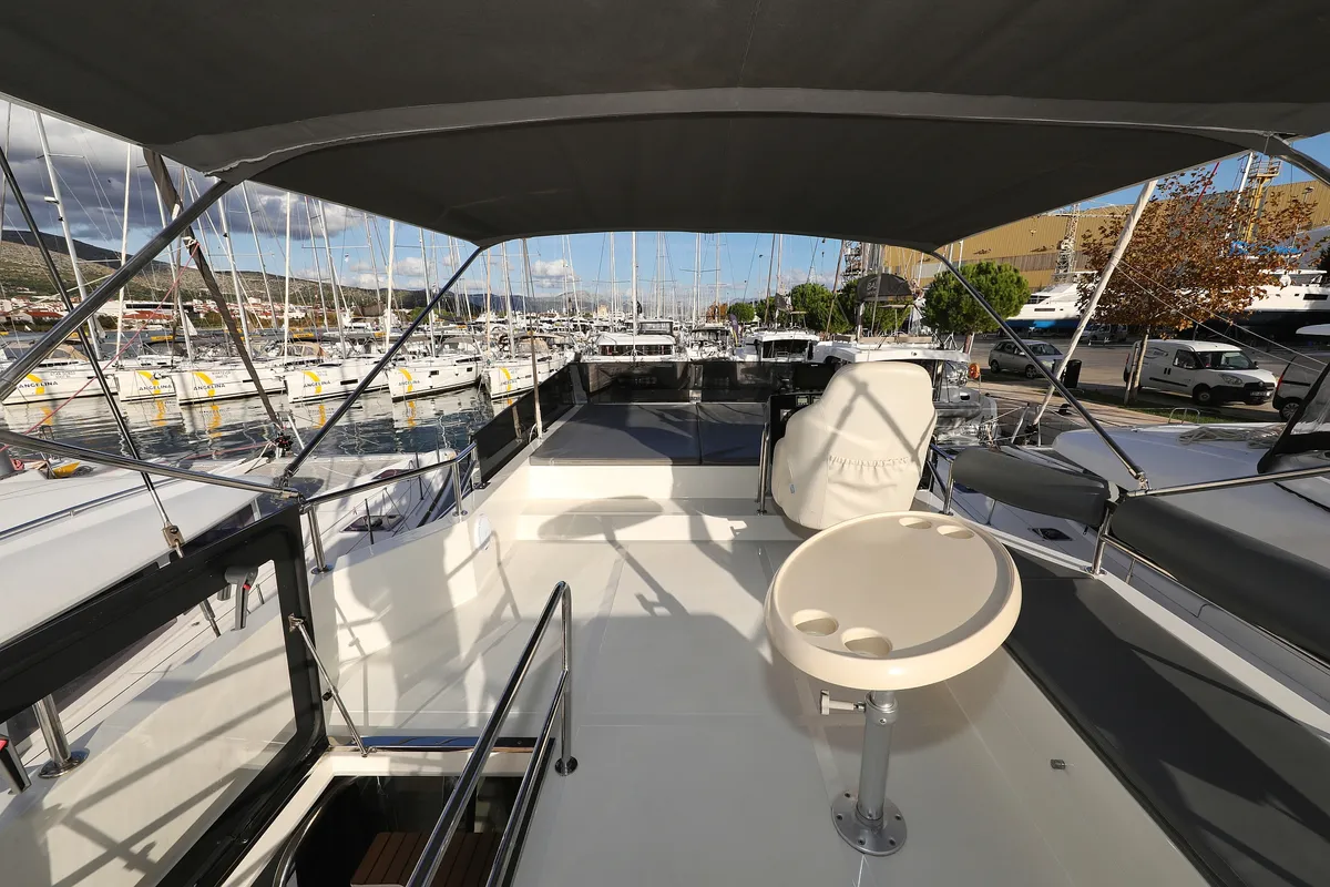 Fortuna, a Cobra Yachts Seamaster 45 motor yacht at Grad Trogir, Croatia