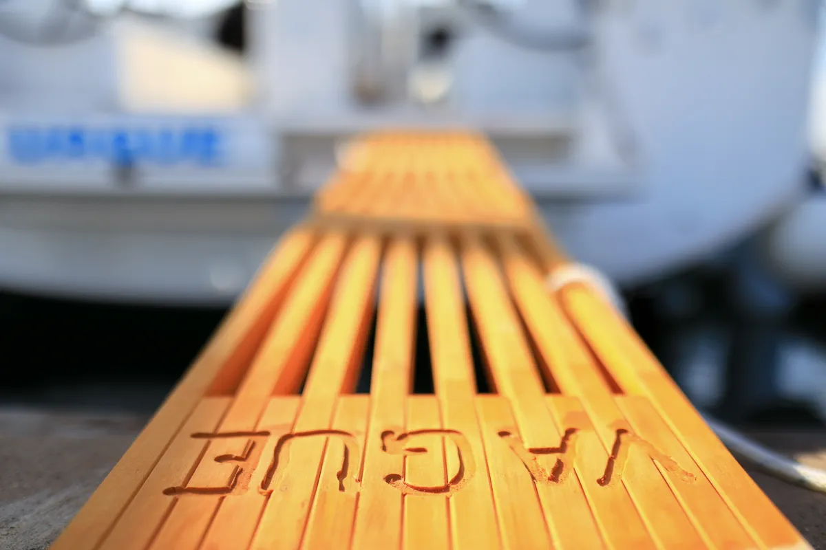Vague, a Jeanneau Sun Odyssey 410 sailboat at Zadar, Croatia