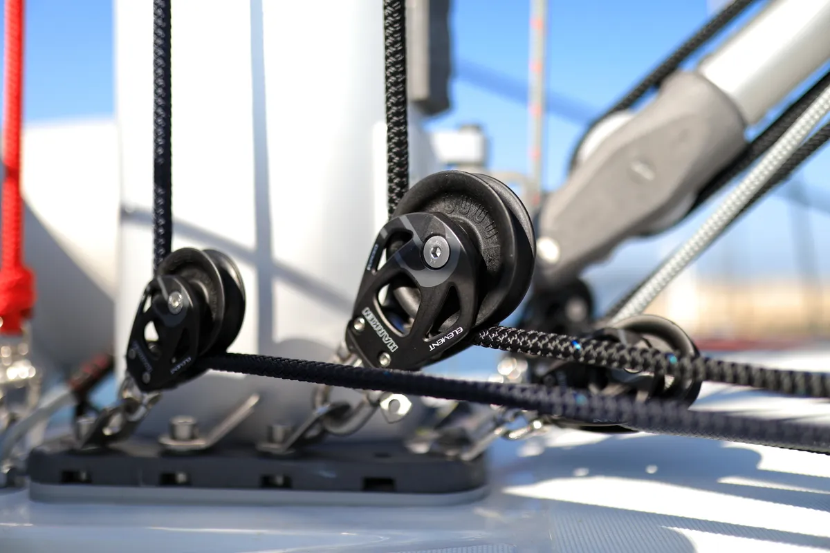Galley of Vague, a Jeanneau Sun Odyssey 410 sailboat at Zadar, Croatia