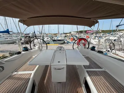 Borgeri, a Jeanneau Sun Odyssey 410 sailboat at Cecina, Italy
