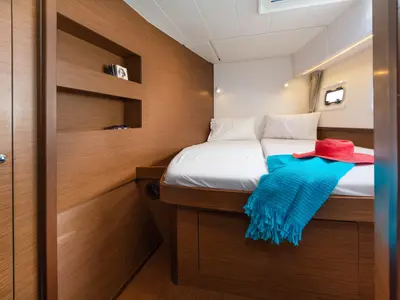 Cabin on Pulsar, a Lagoon 42 catamaran at Municipal Unit of Lefkada, Greece
