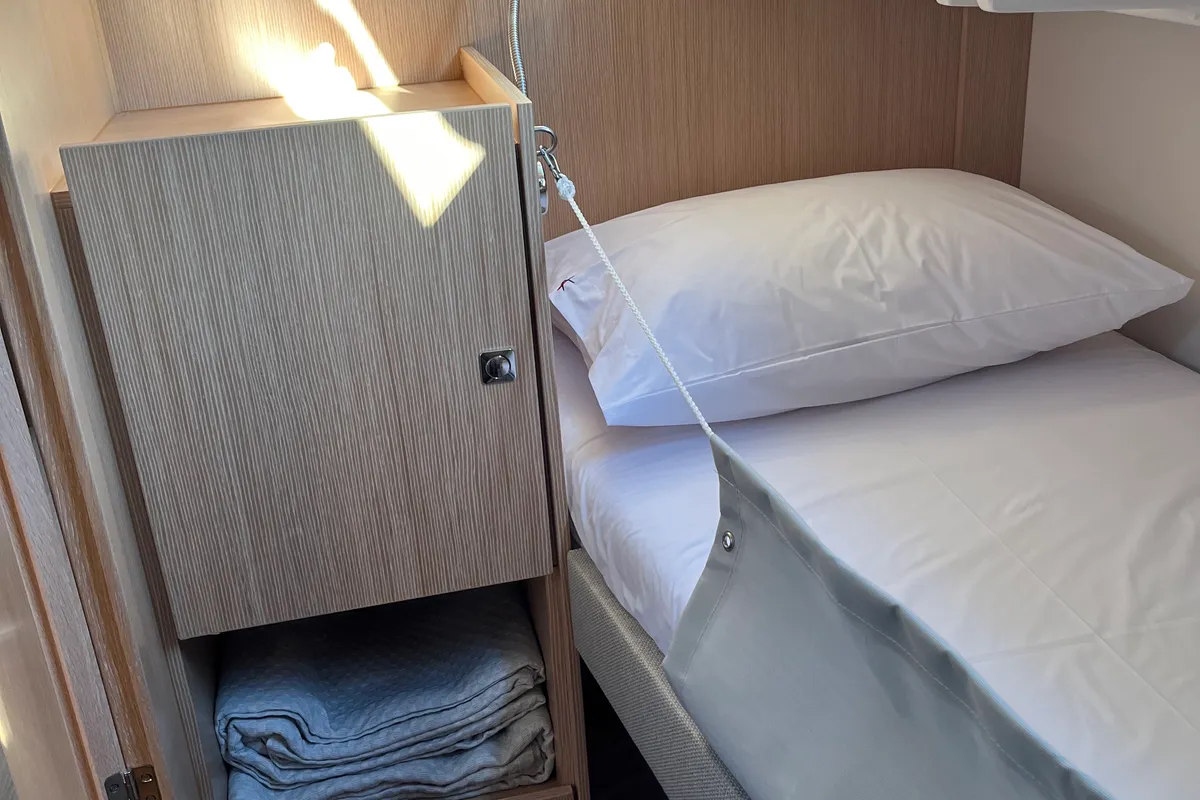 Cabin on Bavaria C50, a sailboat at Volos, Greece