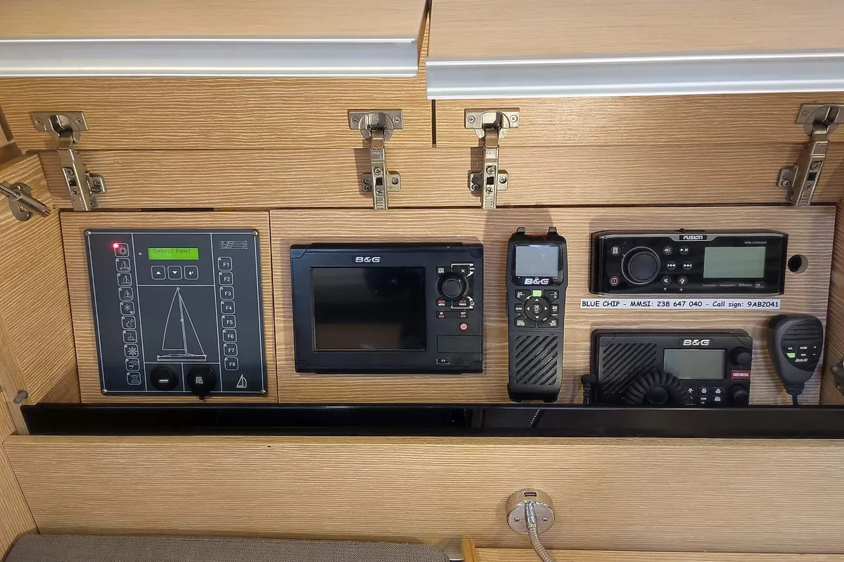 Redshift, a Dehler 38 sailboat at Biograd na Moru, Croatia