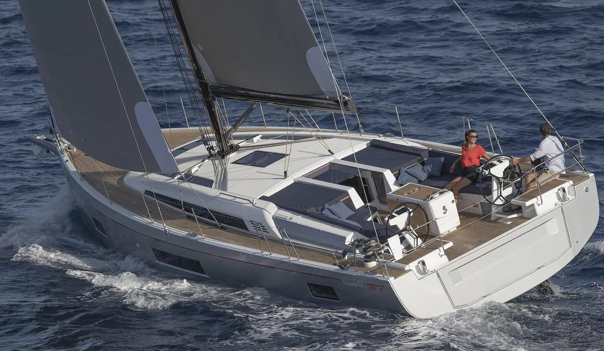 Myrdia, a Beneteau Oceanis 51.1 sailboat at Athens, Greece