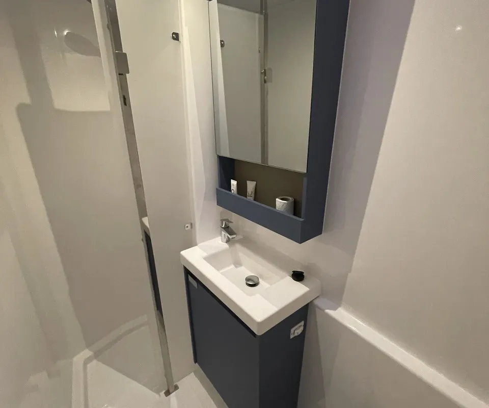 Panthours, a Fountaine Pajot Aura 51 catamaran at Ventimiglia, Italy
