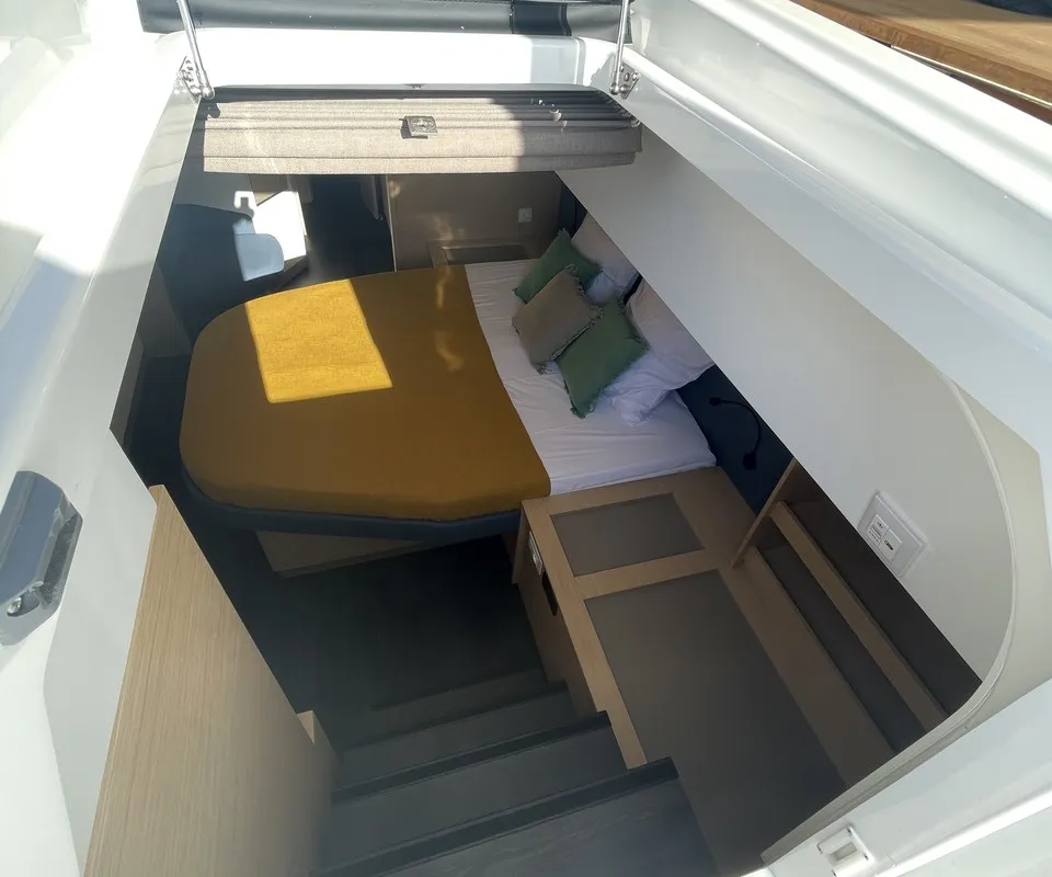 Panthours, a Fountaine Pajot Aura 51 catamaran at Ventimiglia, Italy