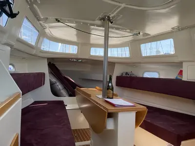 Salon of Aliex, a Gulet Mojito 888 sailboat at Kerners, France
